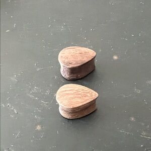 Wooden Teardrop Plugs